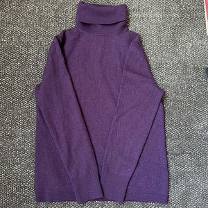 Deep purple turtleneck
